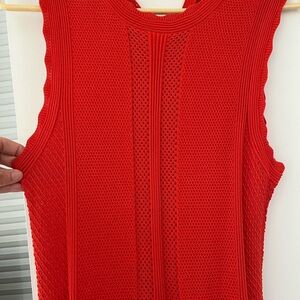 House of Harlow 1960 Bright Red Sleeveless Maxi Dress